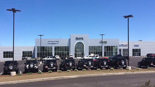 Quirk Jeep Braintree storefront